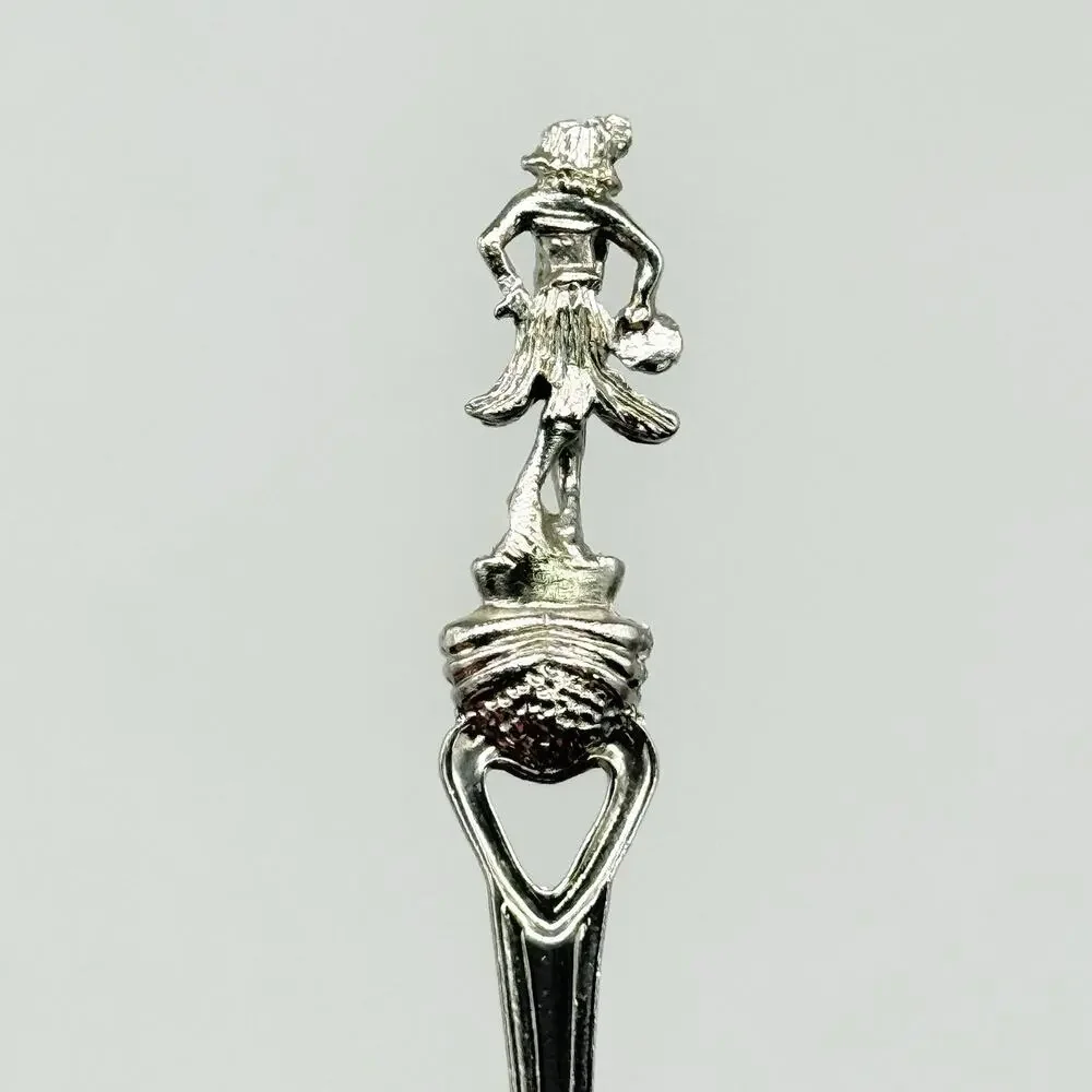 Aloha From Hawaii Fort USA Silver Vintage Souvenir Spoon 3.5